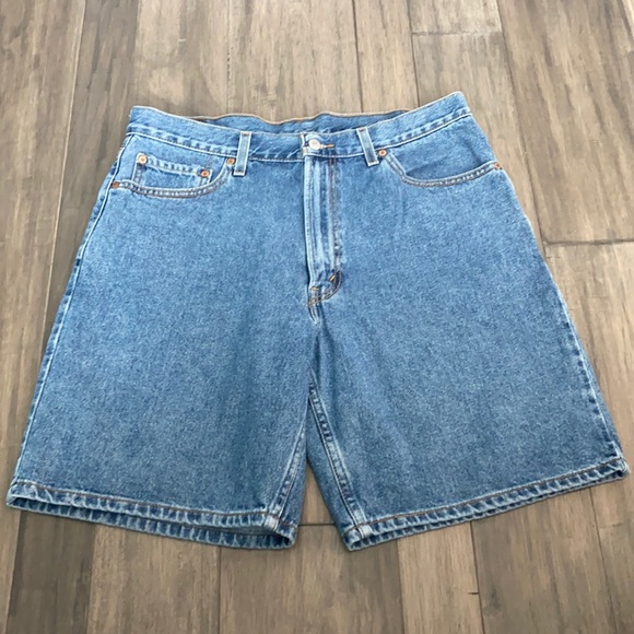 Levis Mens 55 Relaxed Fit Denim Shorts 
